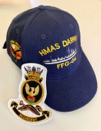 HMAS Darwin FFG-04 Ball Cap & Patch Combo 