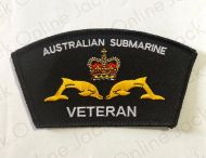 Australian Submarine Veteran Cloth Patch