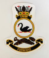 HMAS Swan Crest Cloth Patch 