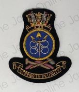 808 Squadron Gold Wire Pocket Badge