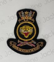 816 Squadron Gold Wire Pocket Badge