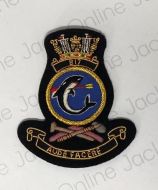 817 Squadron Gold Wire Pocket Badge