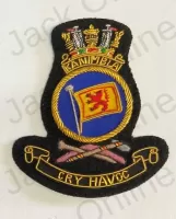 HMAS Kanimbla Gold Wire Pocket Badge