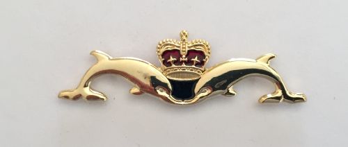 RAN Submariners Qualification Badge-Dolphin (Large)