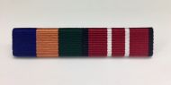 Australian Operational Service Ribbon Bar (OSM) Border Protection & Australian Defence Medal (ADM) Double Ribbon Bar