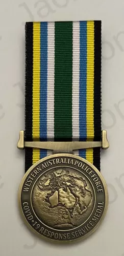 WA Police Force COVID-19 Response Service Replica Medal