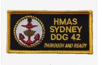 HMAS Sydney DDG-42 DPNU Uniform Patch (awd)