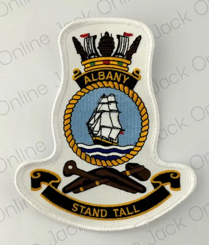 HMAS Albany Crest Cloth Patch 