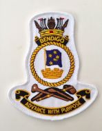 HMAS Bendigo Crest Cloth Patch