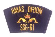Cloth Patch - HMAS ORION SSG-61