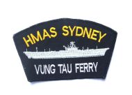 Cloth Patch - HMAS SYDNEY - Vung Tau Ferry  