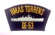 Cloth Patch - HMAS TORRENS DE-53