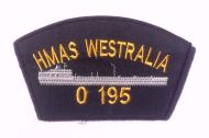 Cloth Patch - HMAS WESTRALIA 0 195