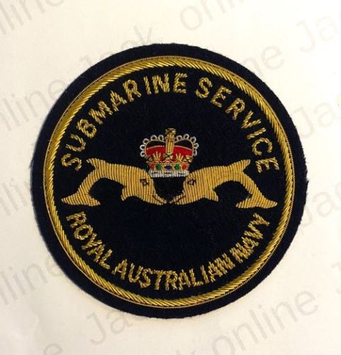 Submarine Service Gold Wire Pocket badge