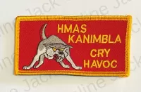 HMAS Kanimbla Uniform Patch