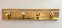 Four Space Medal Mounting Bar -Raw With Pins