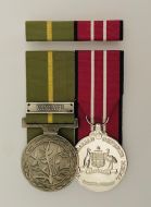 Humanitarian & Australian Defence Medal with Vanuatu Clasp 