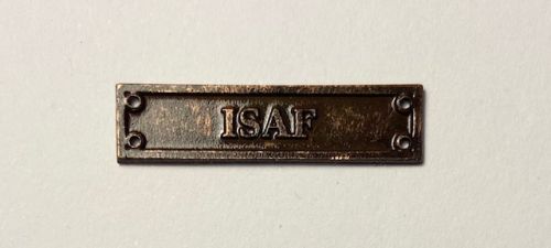 ISAF Clasp (sew on) Bronze  