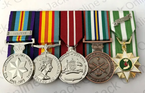 AASM-VIETNAM-ADM-NASHO-VIETNAM STAR with Clasp & 60s Clasp
