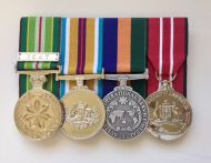 Medal-Australian Active Service Afghanistan Border Protection Australian Defence Medal (AASM/AFGAN/OSM/ADM)