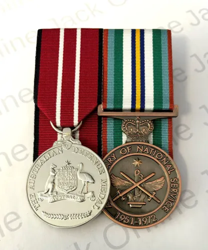 Australian Defence Medal & Anniversary of National Service Medal Replica