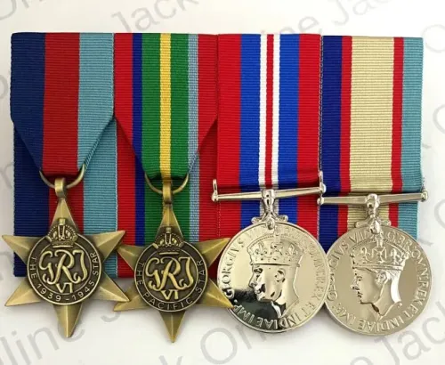 1939-45 Star - Pacific Star - 1939-45 War Medal - ASM 1939-45