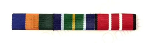 Australian Operational Service Medal Border Protection (AOSMBP) & Australian Operational Service Medal Indo Pacific (AOSMIP) & Australian Defence Medal (ADM) Triple Ribbon Bar