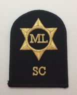 Marine Logistics Supply Chain Rate Badge (Black) MLSC