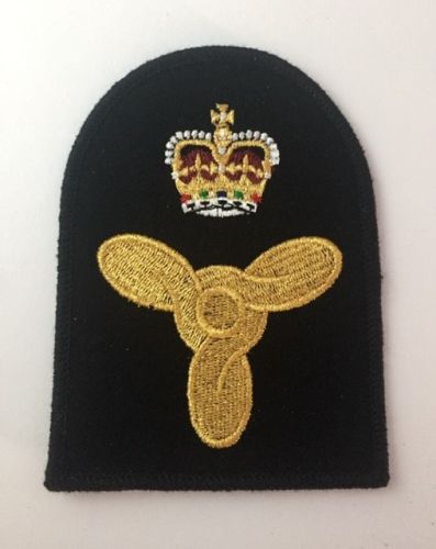 Petty Officer Marine Technician Rank Badge (Black)