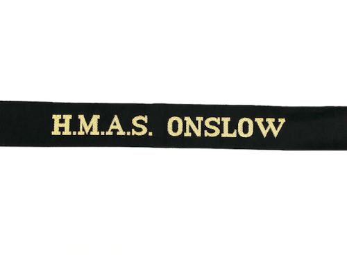 HMAS ONSLOW Tally Band