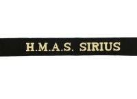 HMAS SIRIUS Tally Band