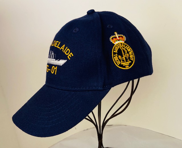 HMAS Adelaide FFG-01 Uniform Ball Cap (1980-2008) - RAN Uniforms, Navy ...